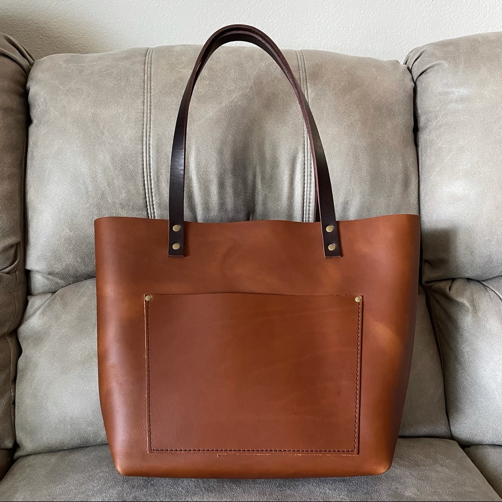 Portland Leather Goods Honey Large Classic Tote